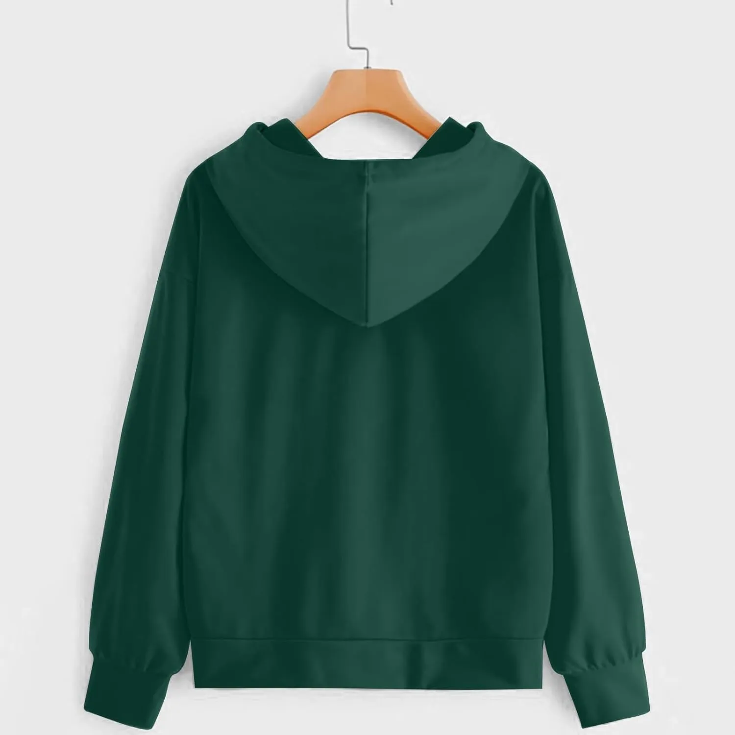 Long Sleeve Hoodie Sweatshirts for Women Fall Drawstring Pullover Sweatshirts Trendy Funny Printed Streetwear Shirts