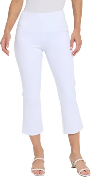 Lyssé Lizzette Bow Detail Crop Flare Denim Pants for Women