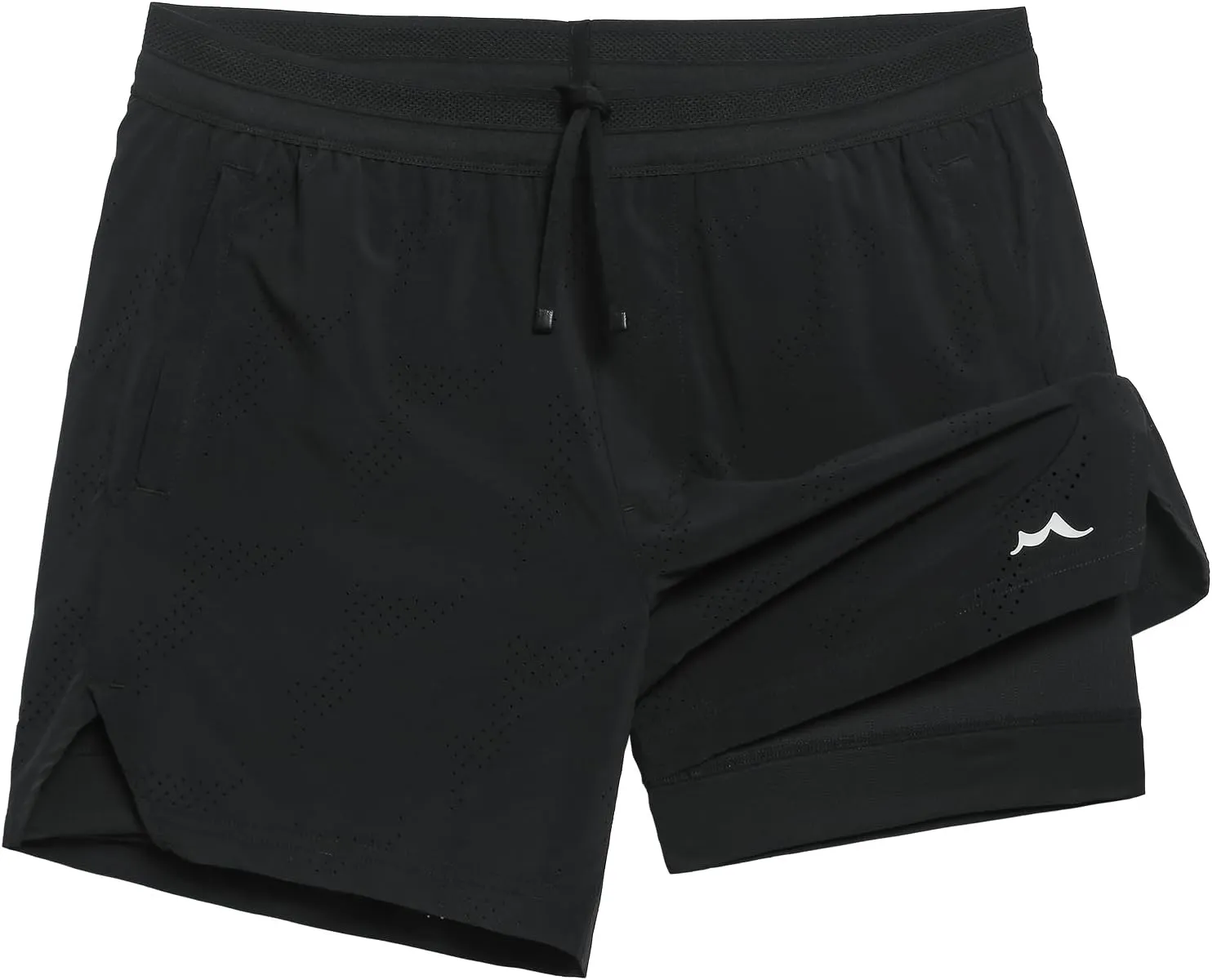 maamgic Men's 2 in 1 Gym Shorts 5 Inch Athletic Tennis Shorts Stretch Workout Running Shorts with Liner