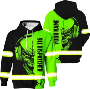 Matedecor High Visibility Hi Vis Hoodie for Men - Jobs Collection Custom Name Class 3 Reflective Safety Workwear