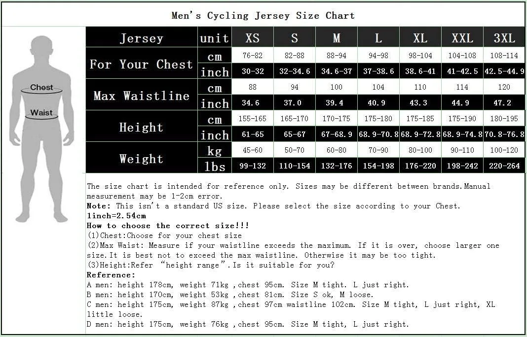 Men's Bicycle Jersey Short Sleeve