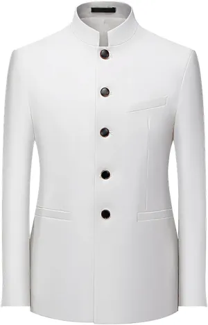 Mens Casual Blazer Sport Coat Vintage Blazer Suit Jacket Lightweight Business Jackets Slim Fit Suit Jackets