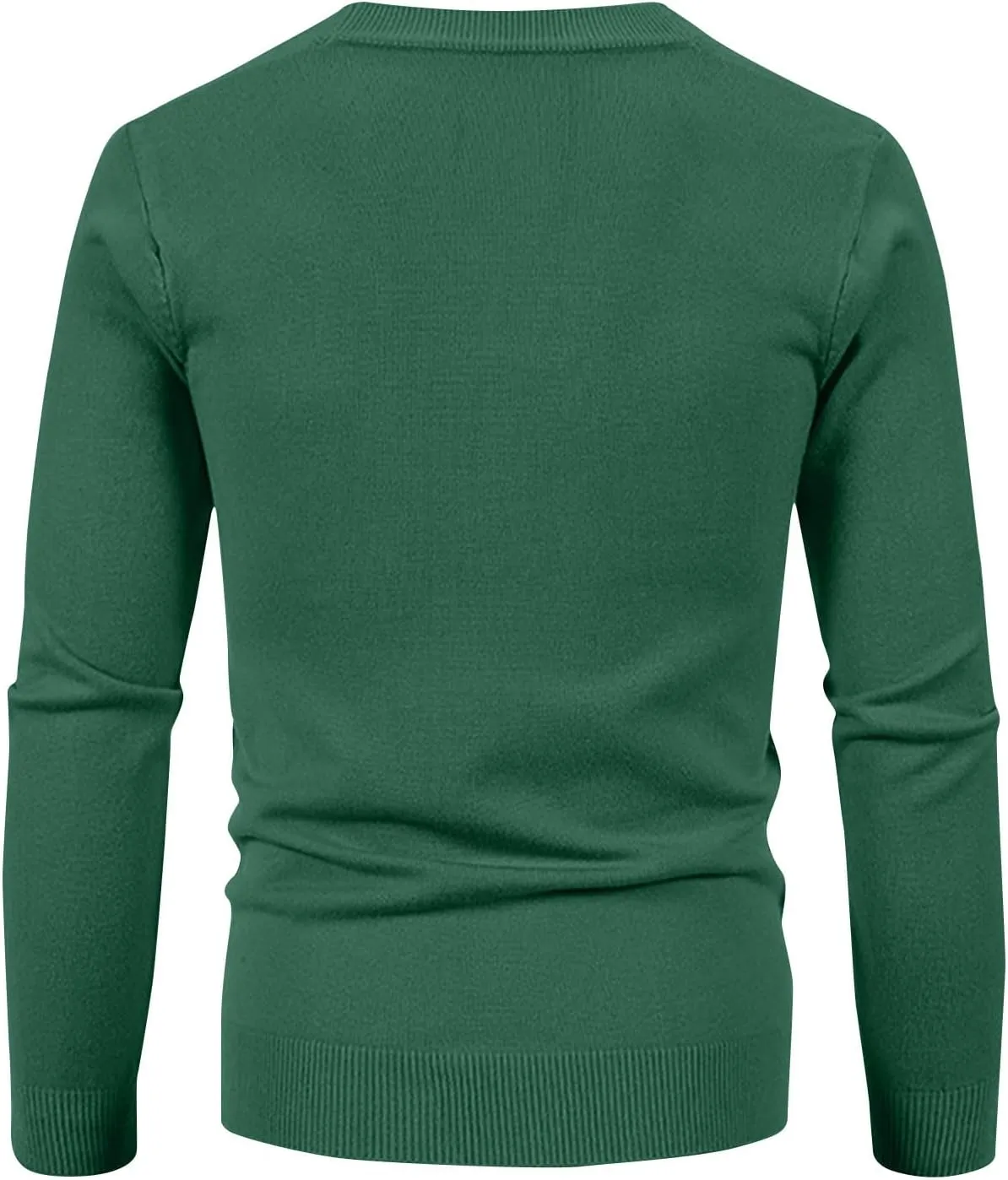 Mens Casual Slim Fit Cardigan Sweaters Long Sleeve V-Neck Basic Designed Cardigans Solid Button Down Knitted Sweater