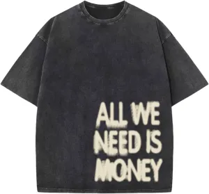 Mens Oversized Graphic Tees Streetwear Baggy Shirts Y2k Vintage Acid Wash Cotton Tshirt Harajuku Grunge Shirt Men