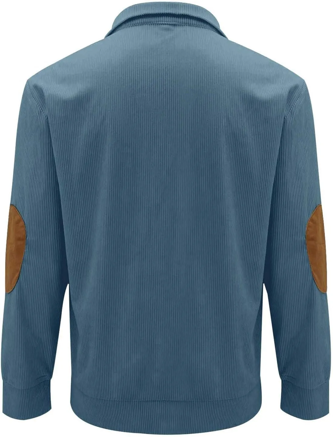 Mens Sweatshirt 1/4 Button Stand Collar Long Sleeve Men's Sweatshirts No Hood Comfort Color Sweatshirts