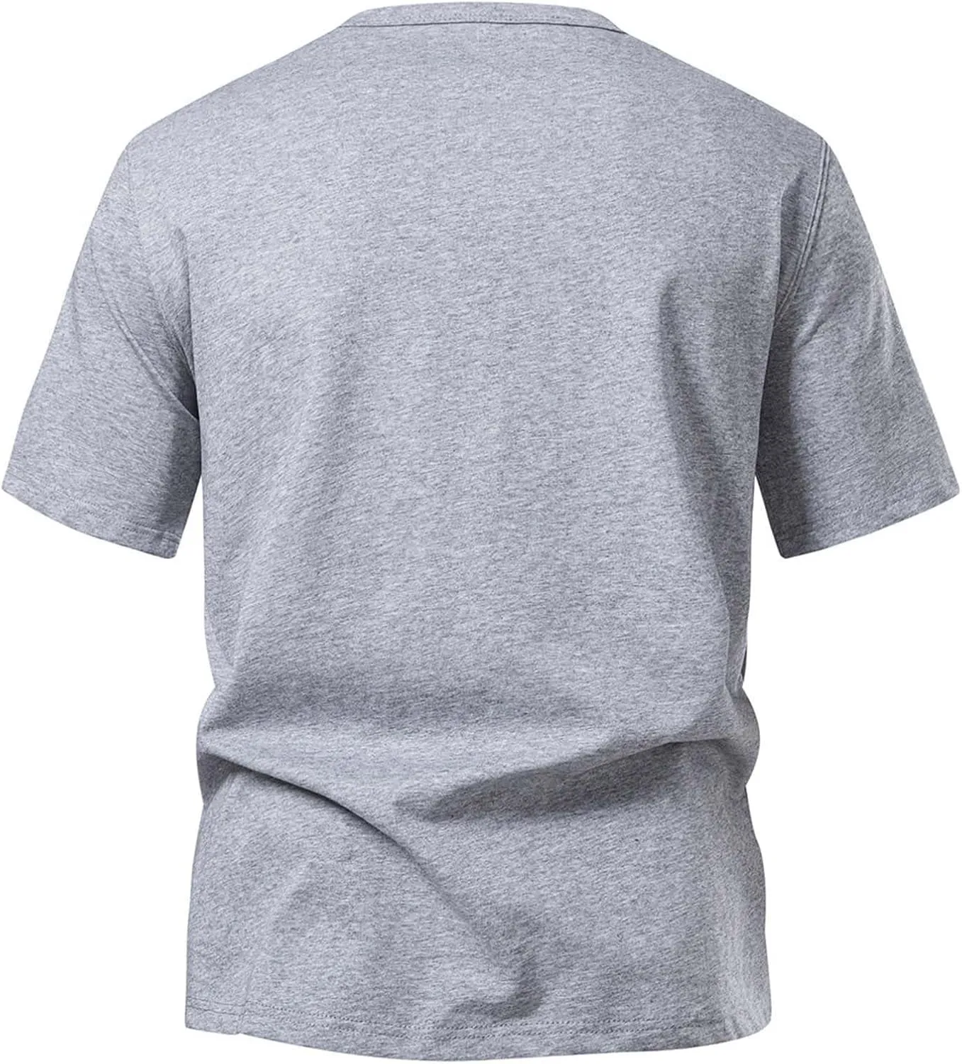 Men's T-Shirts Lightweight Short Sleeve Crewneck Solid Color Outdoor Tees Shirts Summer Casual Classic Basic Tops