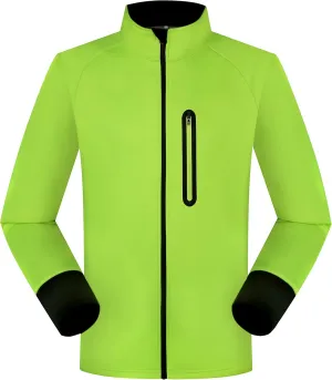 Mens Winter Cycling Jacket Reflective Water Resistant