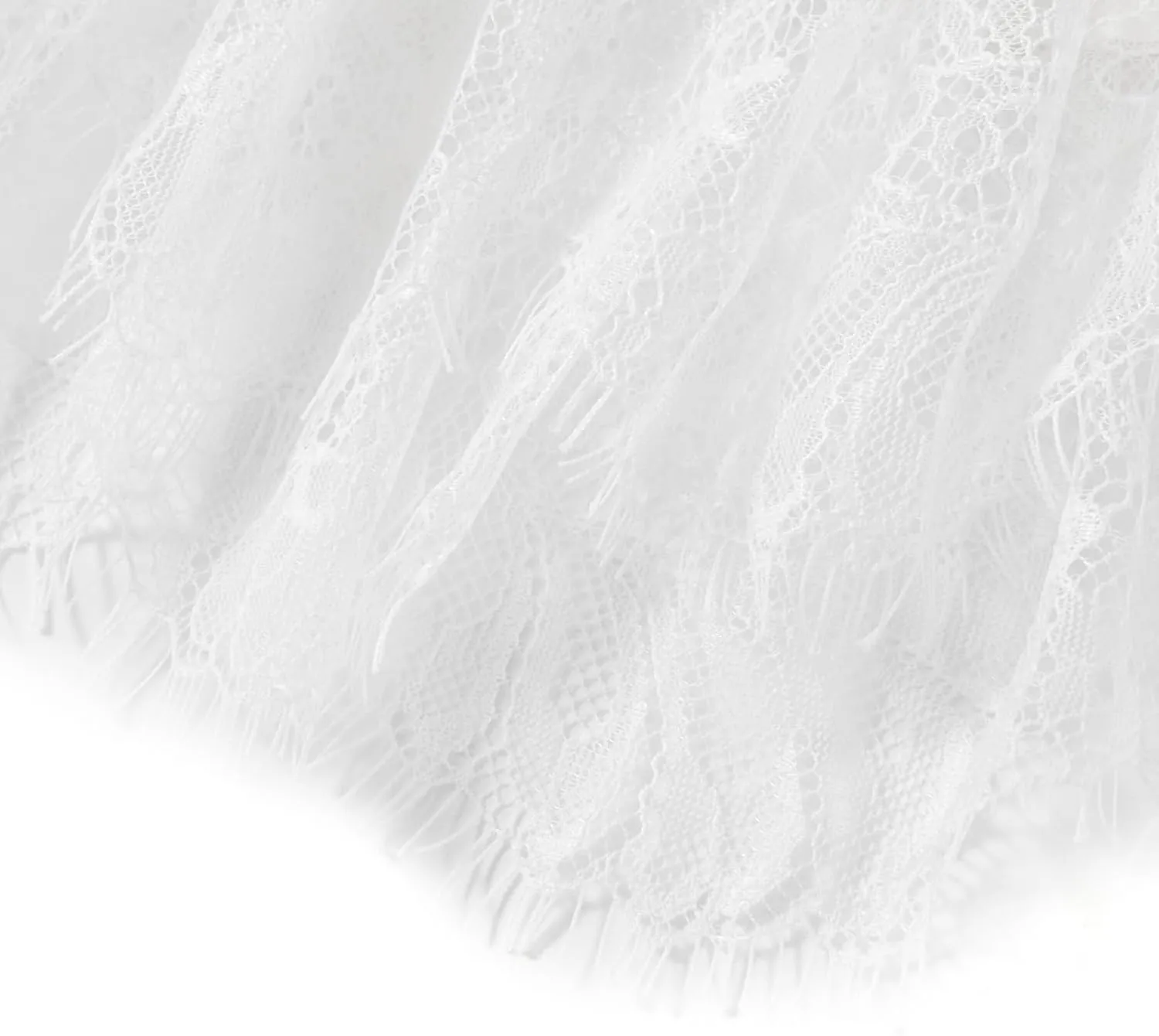 Muineobuka Lace Slip Skirt for Women Low Waist Pleated Lace Tiered Mini Skirt Lace Half Slip Underskirts