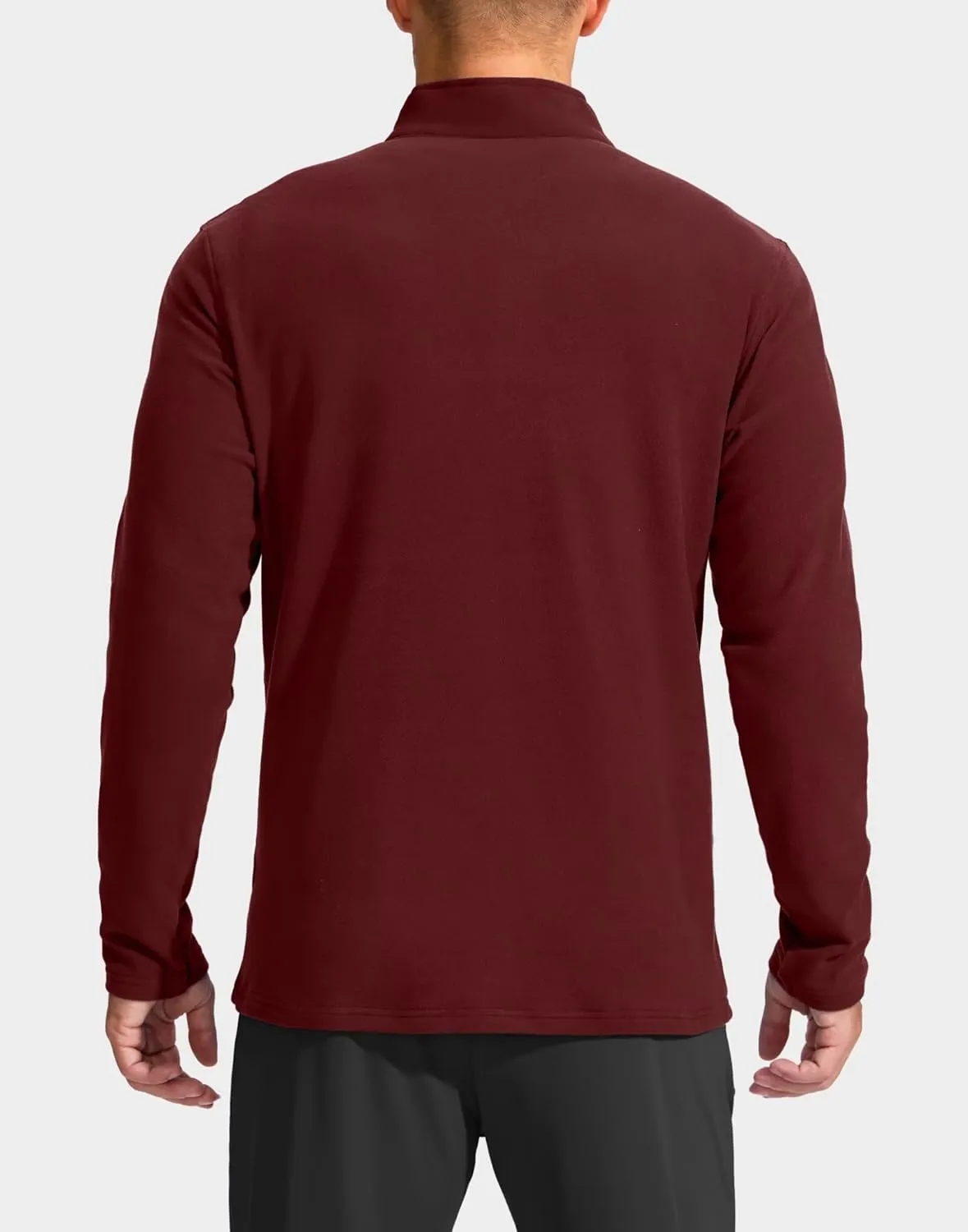 Pudolla Men's 1/4 Zip Pullover Sweatshirts Fleece Warm Soft Sweatshirts with Pockets for Running Athletic Workout Golf