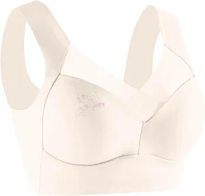 Push Up Bras for Women Full Coverage Rhinestone Bras Seamless Comfort Wireless No Underwire Bralette T Shirt Tops