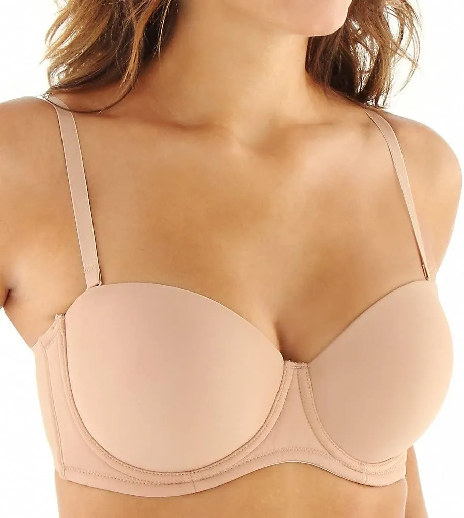 QT Women's 1103 Seamless Molded Cup 5 Way Convertible Bra