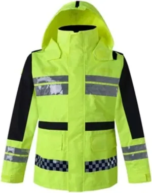 Reflective Gear, Adult Reflective Suit Safety Jacket Polyester High-Visibility Waterproof Overalls Outdoor Activity