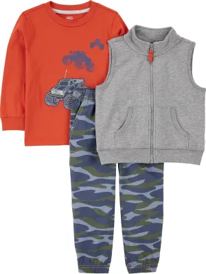 Simple Joys by Carter's baby-boys 3-piece Playwear Set