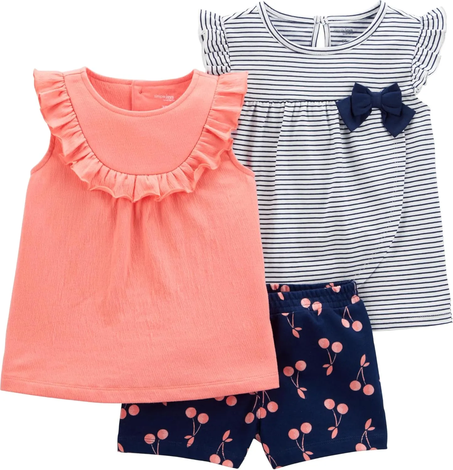 Simple Joys by Carter's baby-girls 3-piece Playwear Set