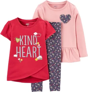 Simple Joys by Carter's baby-girls 3-piece Playwear Set