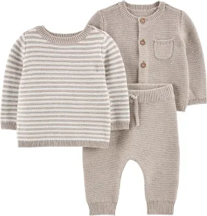 Simple Joys by Carter's unisex-baby 3-piece Sweater Set