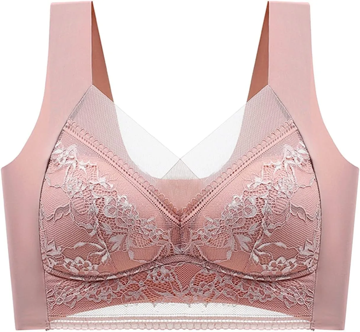 Sport Bra for Women Wireless Seamless Crop Tank Tops Padded Fitness Yoga Bra Bralette