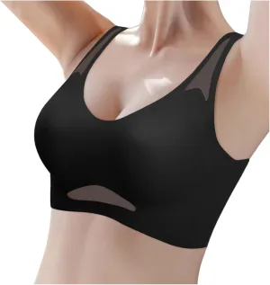 Sports Bra for Women Padded Cotton Workout Gym Yoga Bras No Underwire Stretch High Impact Bra Bralette