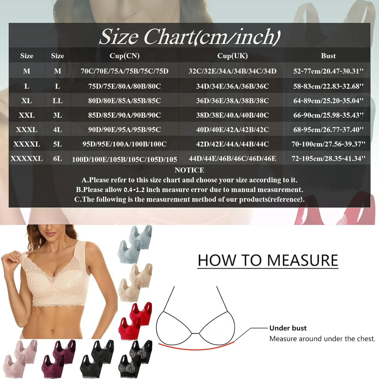 Sports Bras for Women No Underwire Seamless Full Coverage Padded Workout Gym Yoga Bras