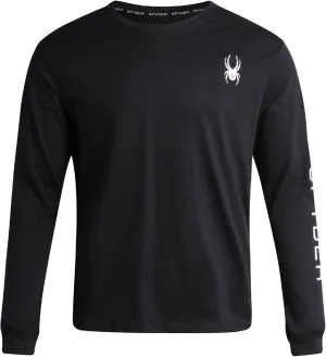 Spyder Men's Long Sleeve Tee Shirts - Mountain Top Printed Crewneck Graphic Tee - Casual Long Sleeve Shirts for Men (S-XXL)