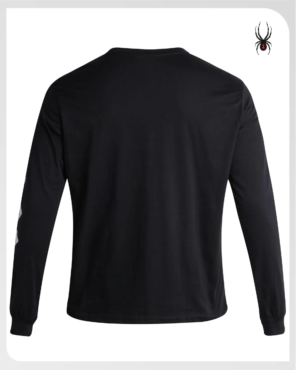 Spyder Men's Long Sleeve Tee Shirts - Mountain Top Printed Crewneck Graphic Tee - Casual Long Sleeve Shirts for Men (S-XXL)