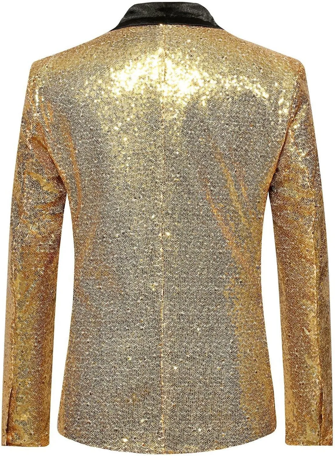 Suit for Men Tuxedo Coat Fashion Sequin Shawl Lapel Blazer Coat Show Dress Coat Dinner Party Wedding Swallowtail