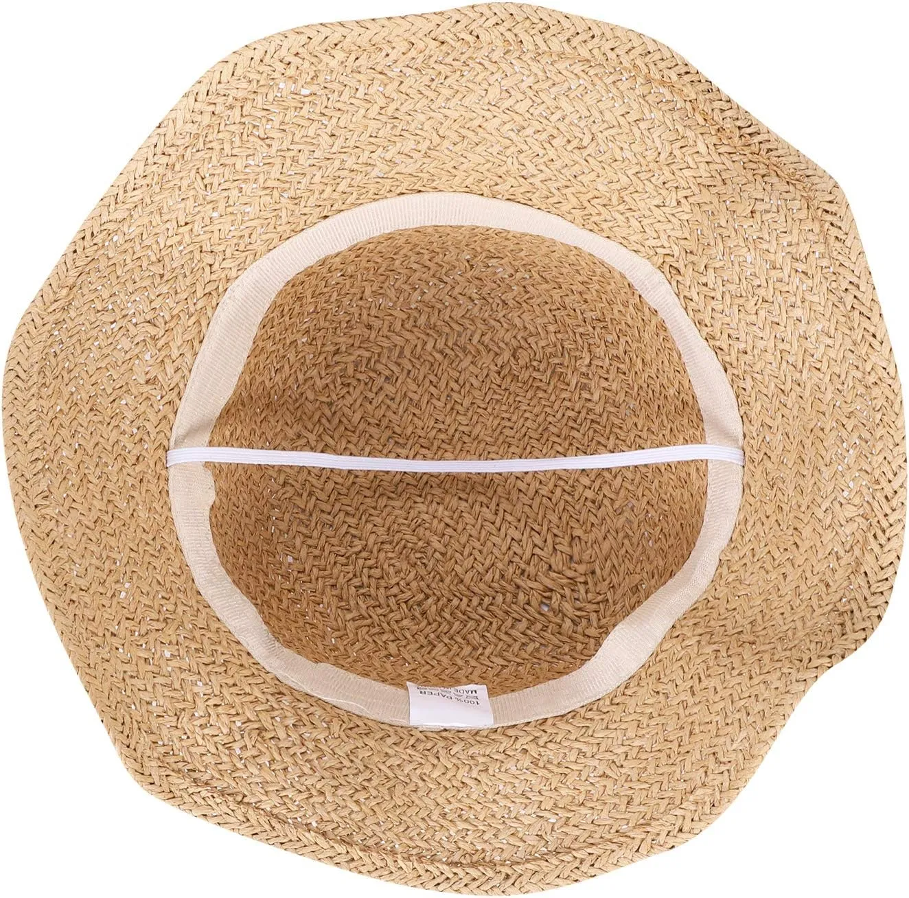 Summer Lace Straw Hats for Girls Wide Brim Floppy Beach Sun Visor Hat with lace Bowknot