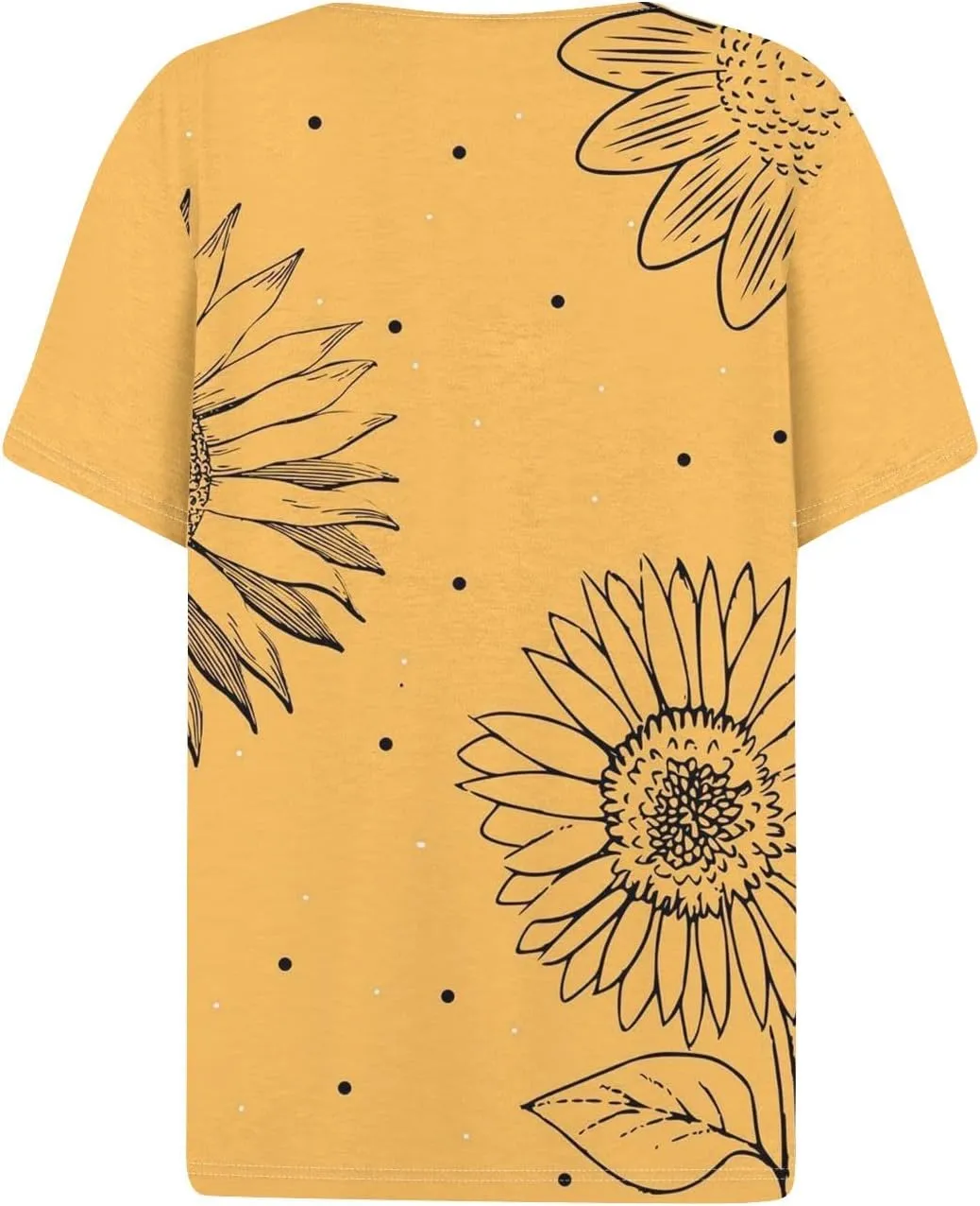 Summer Tops for Women 2025 Vacation Trendy V Neck Boho Short Sleeve Shirts Casual Loose Comfy Tunics Blouses