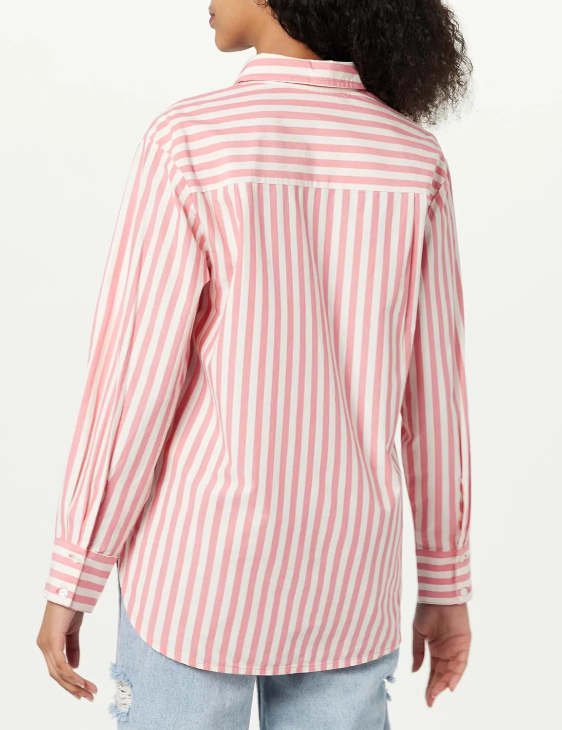 The Drop Women's Kendra Loose Fit Long Shirt