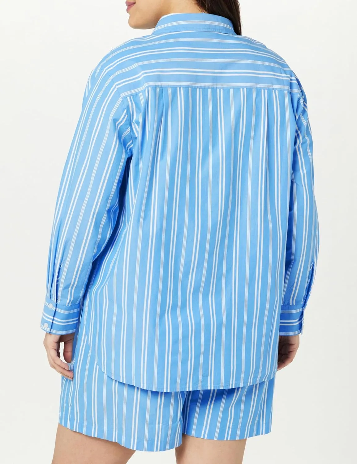 The Drop Women's Kendra Loose Fit Long Shirt
