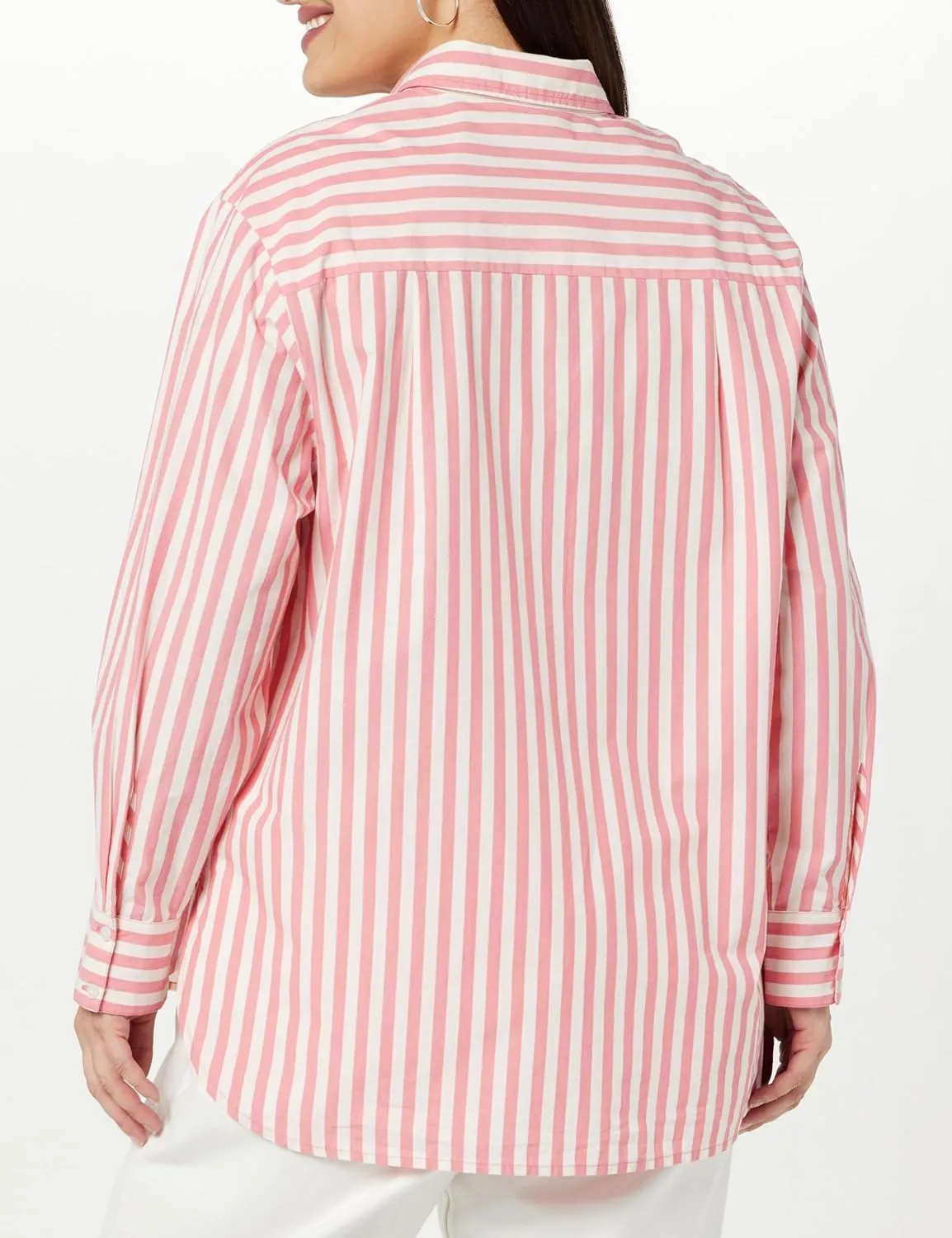 The Drop Women's Kendra Loose Fit Long Shirt