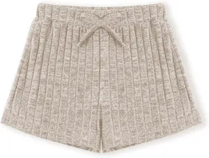 Toddler Girls Shorts Soft Ribbed Knit with Bow Baby Girls Casual Playing Summer Shorts for Little Kid 18 Month-6T