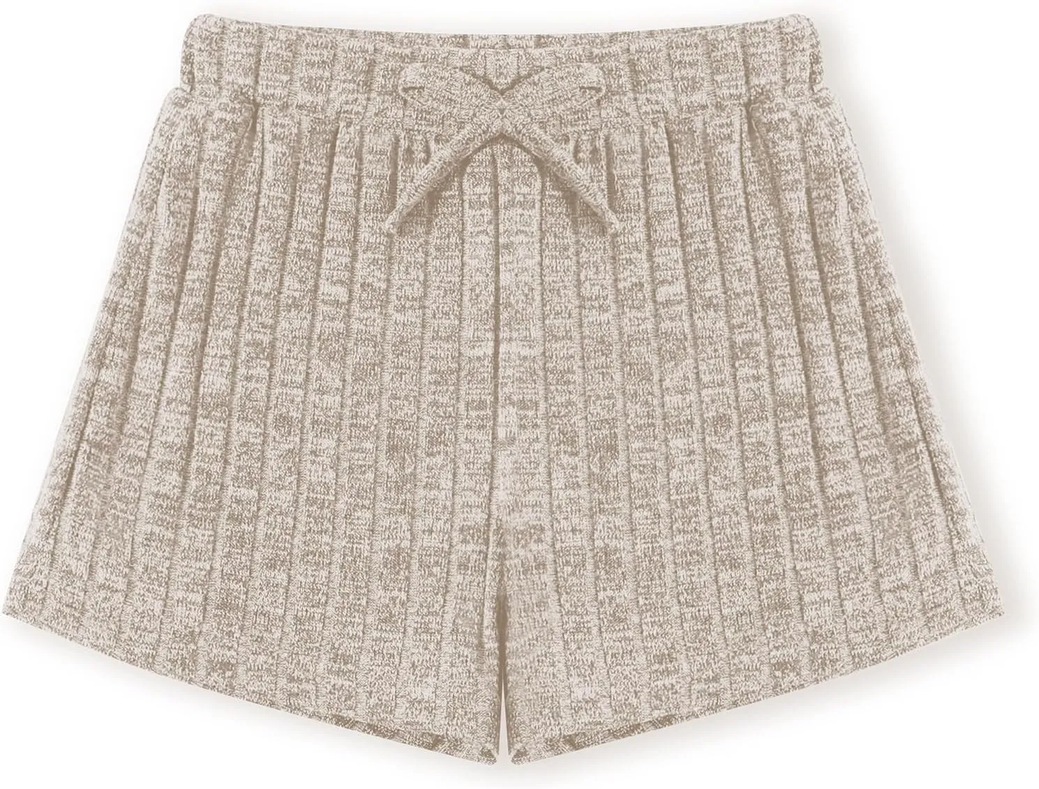 Toddler Girls Shorts Soft Ribbed Knit with Bow Baby Girls Casual Playing Summer Shorts for Little Kid 18 Month-6T