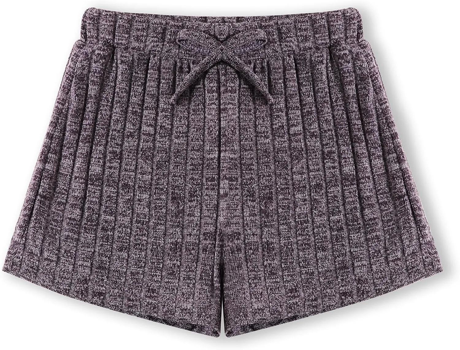 Toddler Girls Shorts Soft Ribbed Knit with Bow Baby Girls Casual Playing Summer Shorts for Little Kid 18 Month-6T