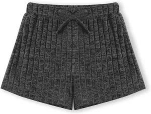 Toddler Girls Shorts Soft Ribbed Knit with Bow Baby Girls Casual Playing Summer Shorts for Little Kid 18 Month-6T