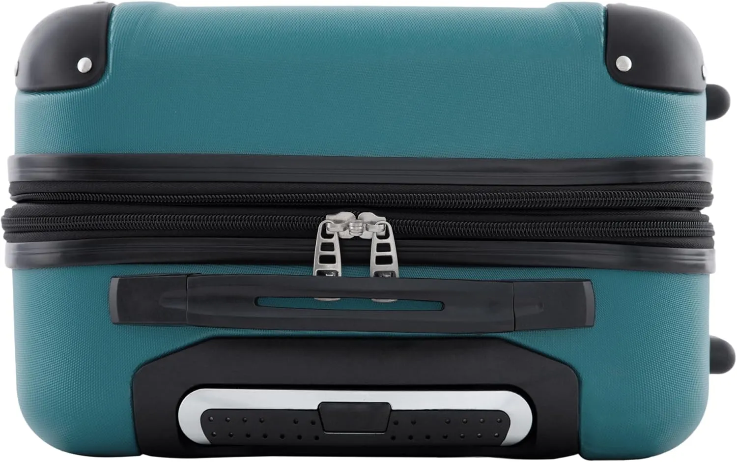 Travelers Club Chicago Hardside Expandable Spinner Luggage, Teal, 3 Piece Set