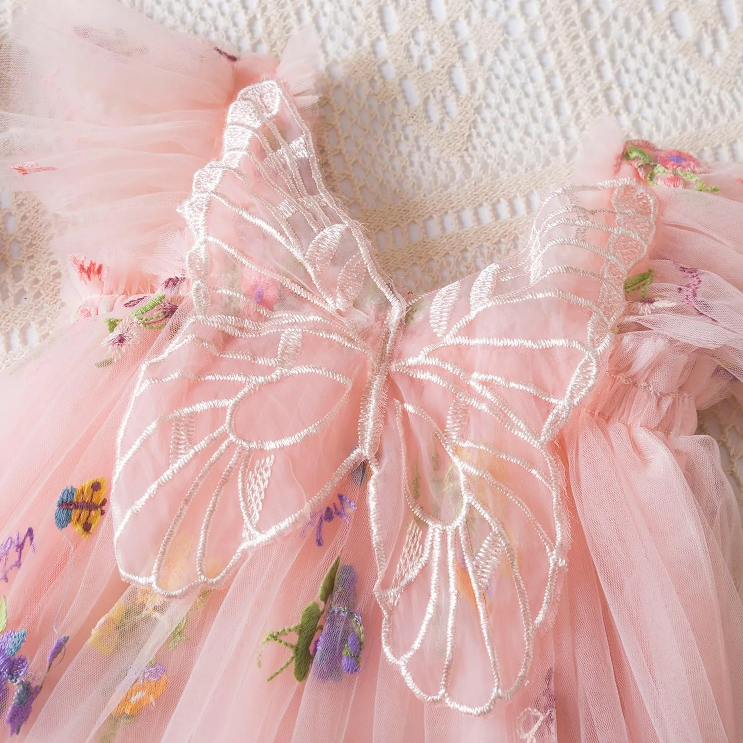 TTYAOVO Toddler Baby Dress Birthday Party Tulle Girl Dresses