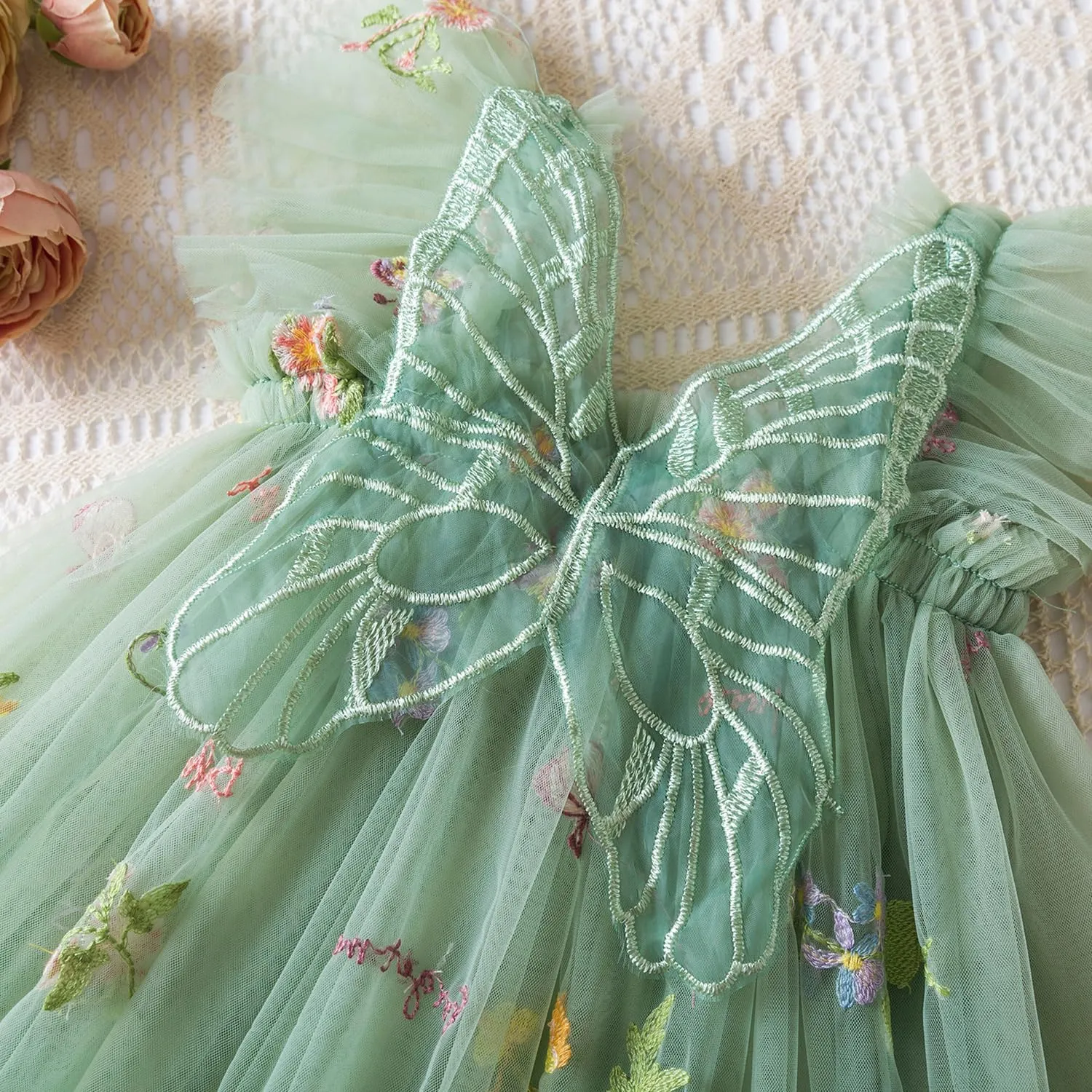 TTYAOVO Toddler Baby Dress Birthday Party Tulle Girl Dresses
