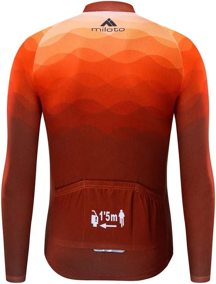 Uriah Men's Cycling Jacket Long Sleeve Reflective