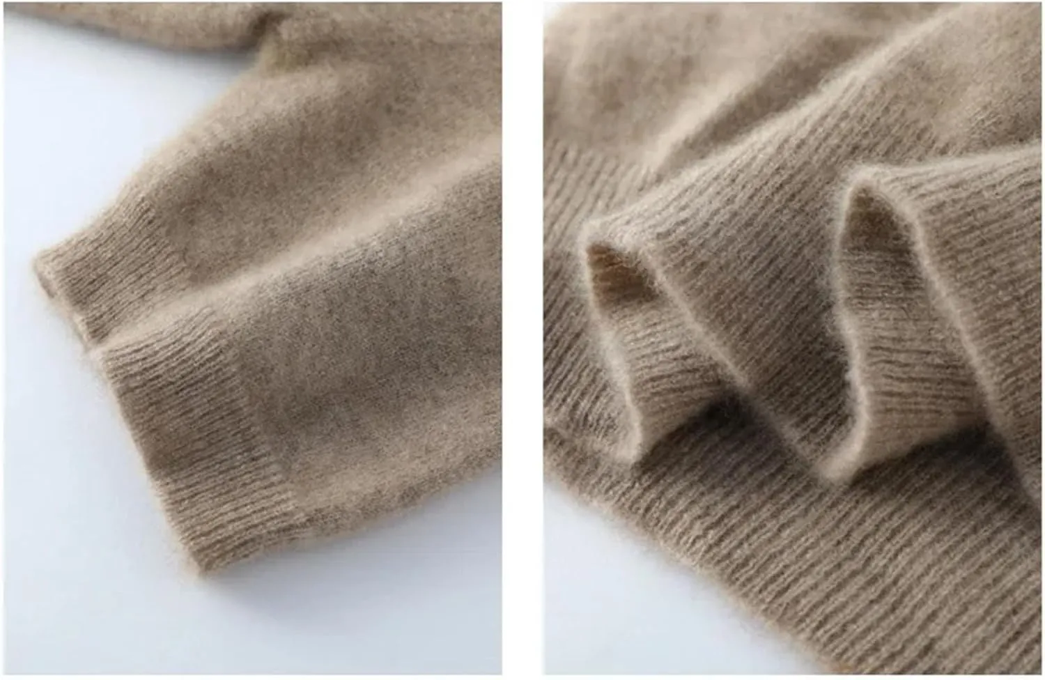 Women Cashmere Short Sleeve Sweater O-Neck Pullover Winter Cashmere Short Sleeve Shirt