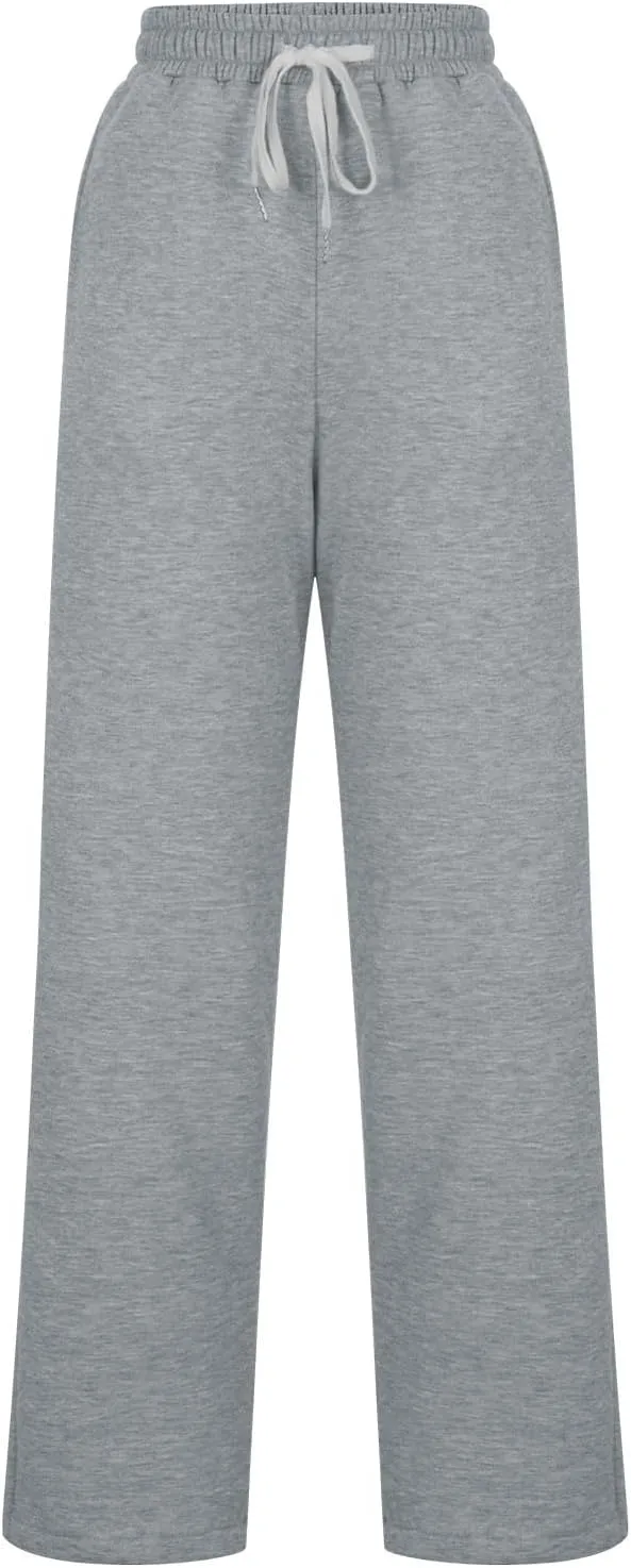 Women Fleece Lined Joggers Warm Sherpa Sweatpants High Waisted Winter Trousers Cozy Hiking Pants Thermal Lounge Pants