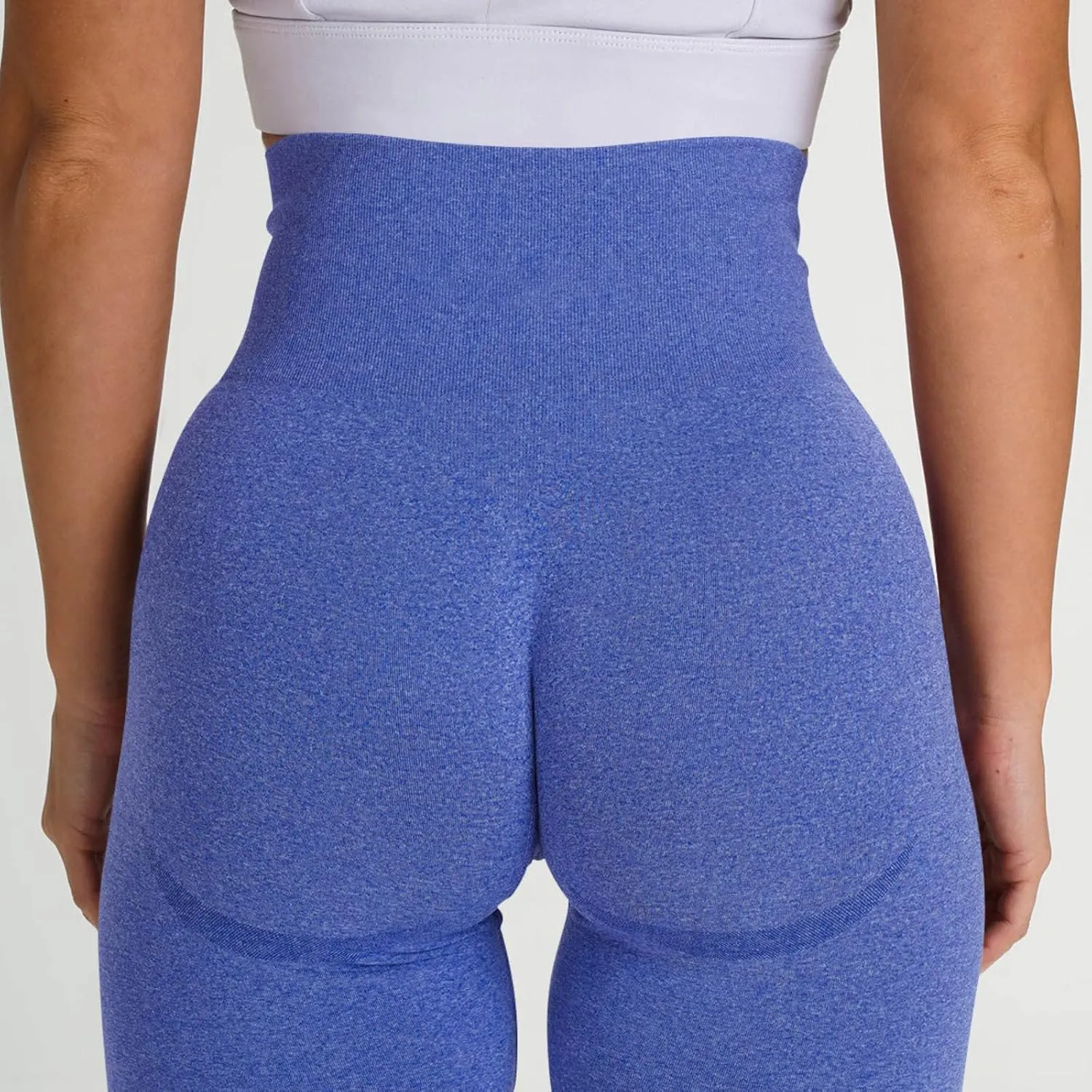 Women Seamless Lifting Leggings High Waist Tummy Control Sweat Wicking Yoga Pants Elastic Soft Trousers