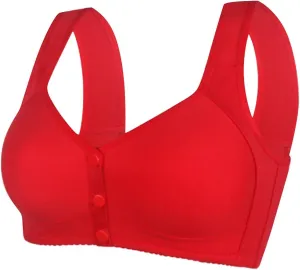 Women Seamless Stretch Wireless Bra Plus Size Padded Push Up Comfort Bra Bralettes