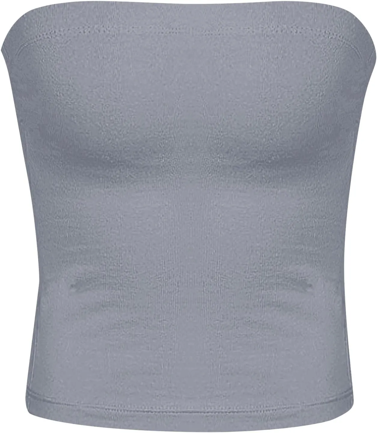 Women Strapless Tube Top Sexy Sleeveless Backless Bandeau Shirts Y2K Going Out Crop Tops Summer Outfits 2025