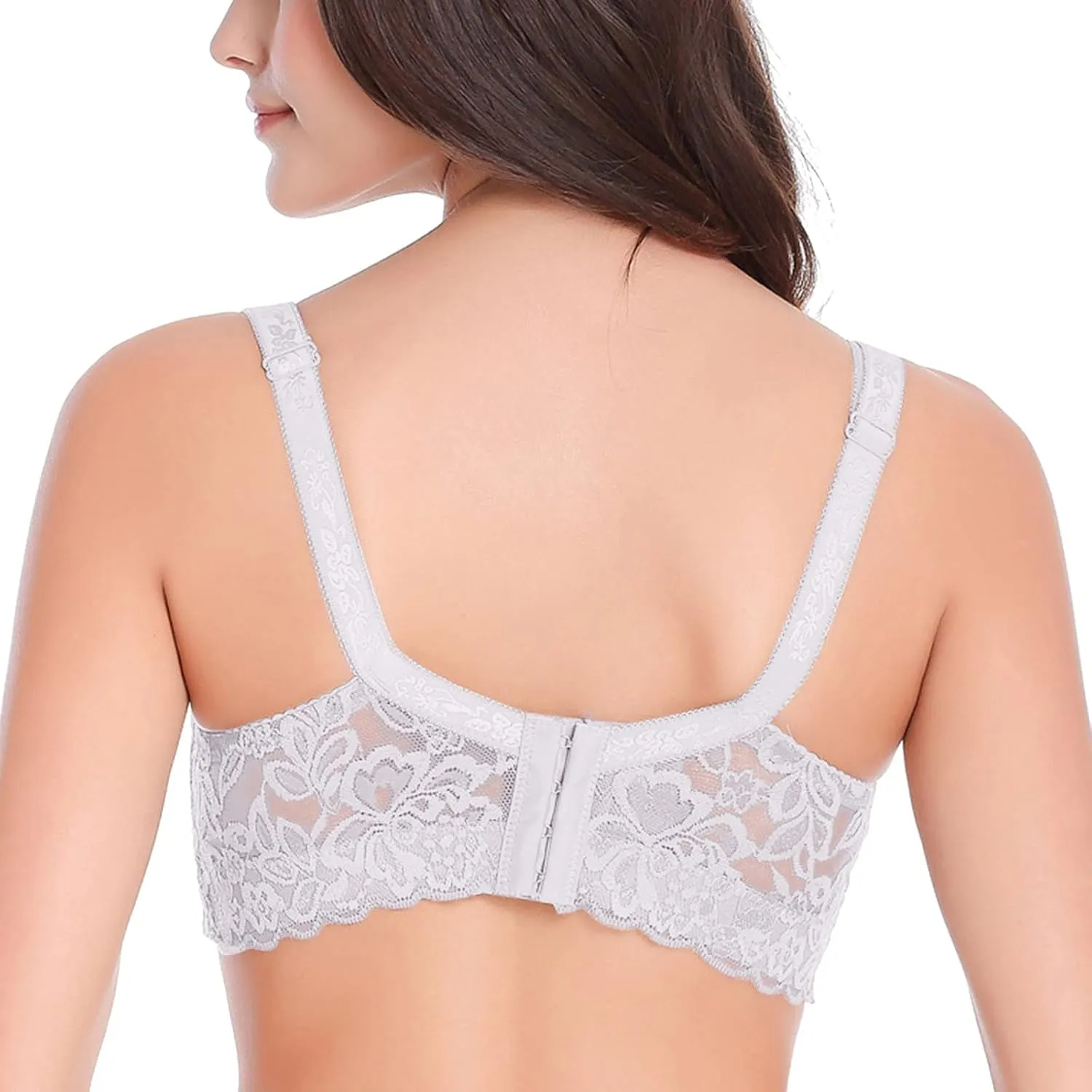 Women Wirefree Full-Coverage Bra Everyday Seamless Padded Adjustable Ladies Bra Bralettes