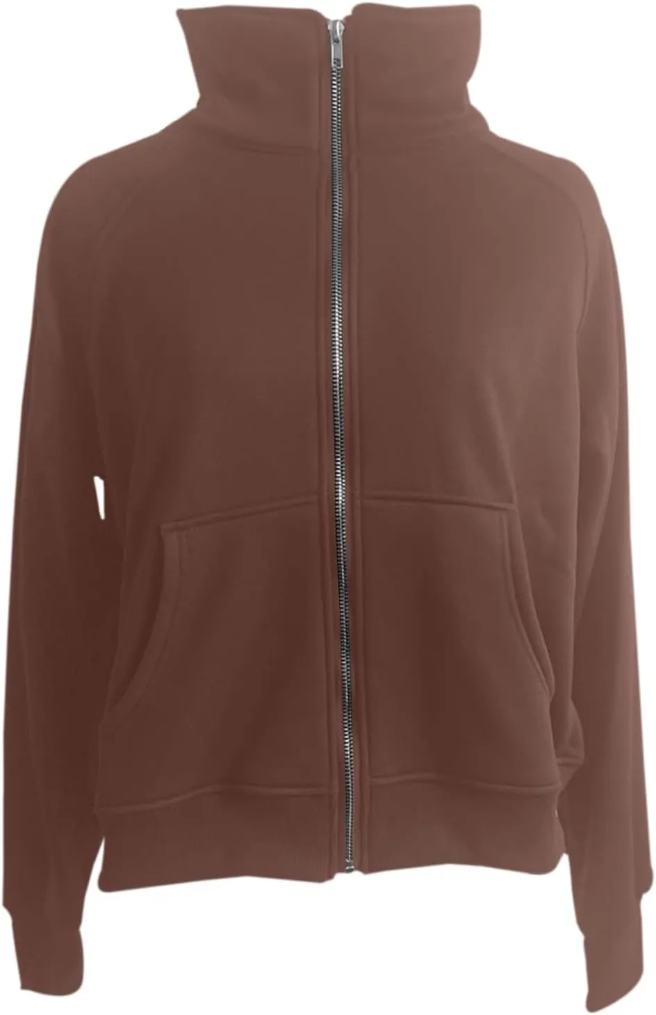 Women's Full Zip Up Sweatshirt Jackets Oversized Fleece Long Sleeve Tops With Pockets Thumb Hole Fall Outfits Clothes