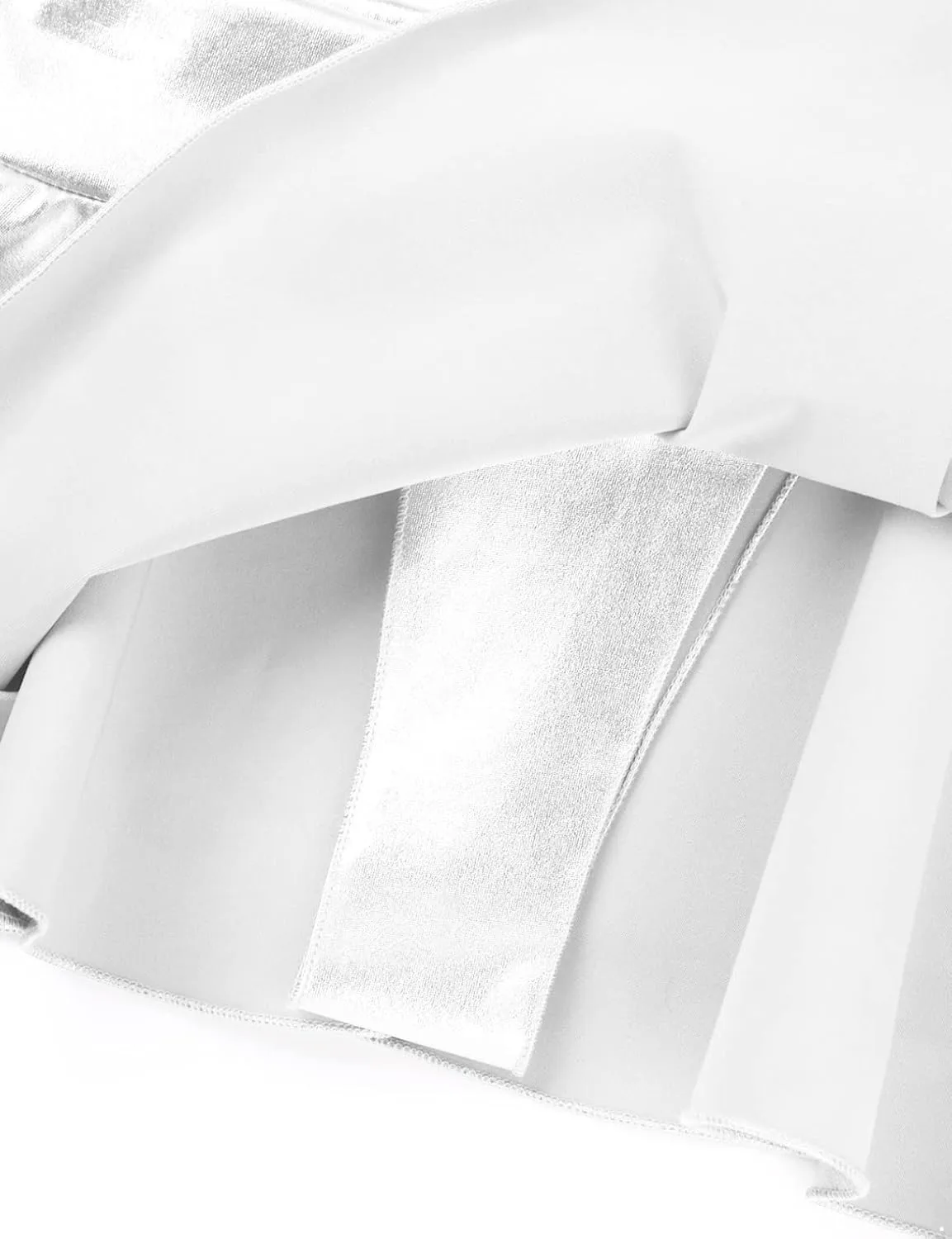 Women's Metallic Mini Skirt Shiny Holographic Y2k Party Pleated Flared Mini Skater Skirts