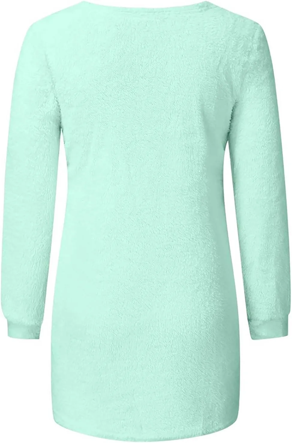 Womens Oversized Pink Fuzzy Knitted Sweaters 2024 Fall Winter Crewneck Fluffy Fuzzy Pullover Thermal Cashmere Sweater