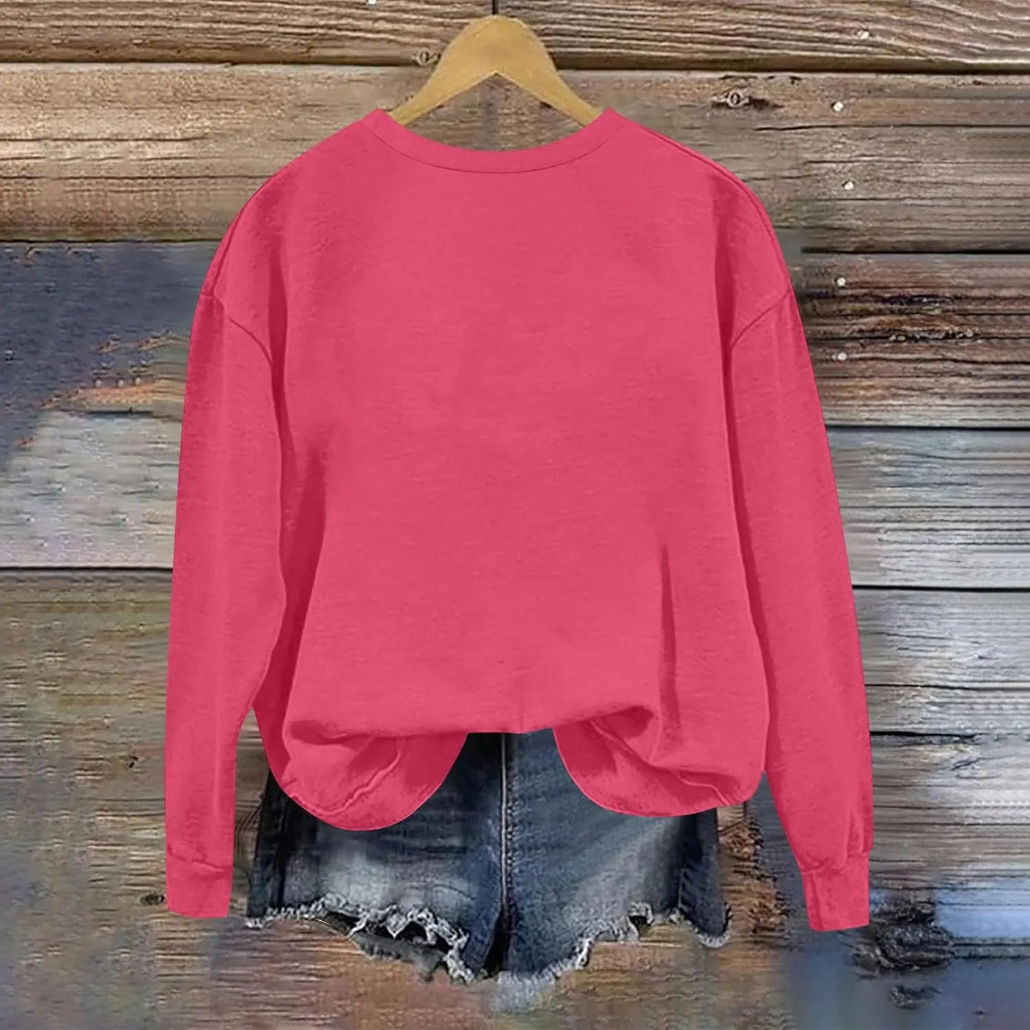 Womens Oversized Sweatshirts Casual Crewneck Long Sleeve Pullover Tops Spring Trendy Comfy Outfits Winter Clothes