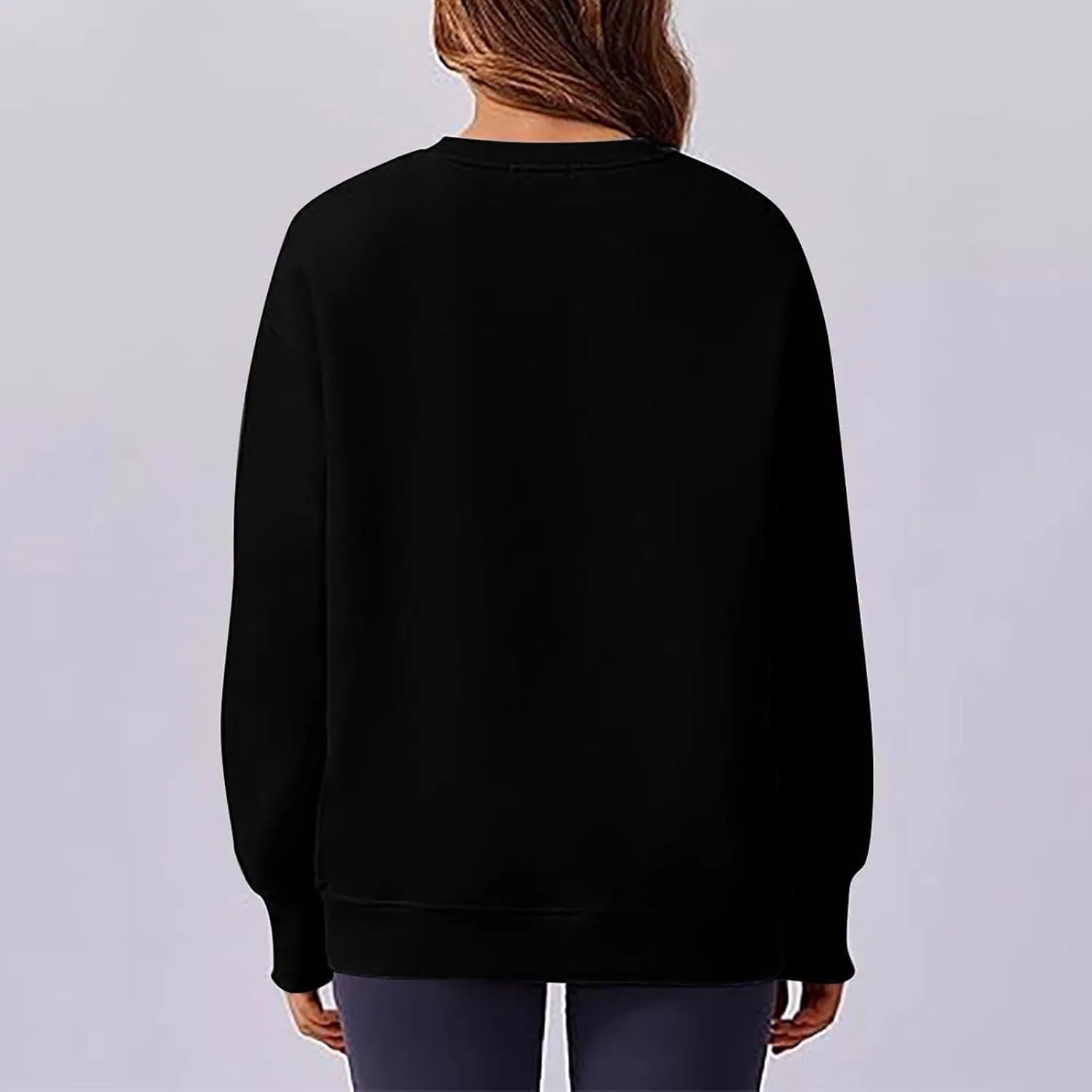 Womens Oversized Sweatshirts Spring Trendy Long Sleeve Crewneck Pullover Tops Casual Comfy Outfits with Thumb Holes